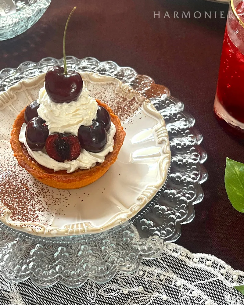 クリアレースガラスプレートS 22cm/トルコ製｜輸入食器・雑貨の通販