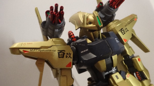 MG 量産型百式改を製作してみた【レビュー＆金色塗装】 | harowotaga