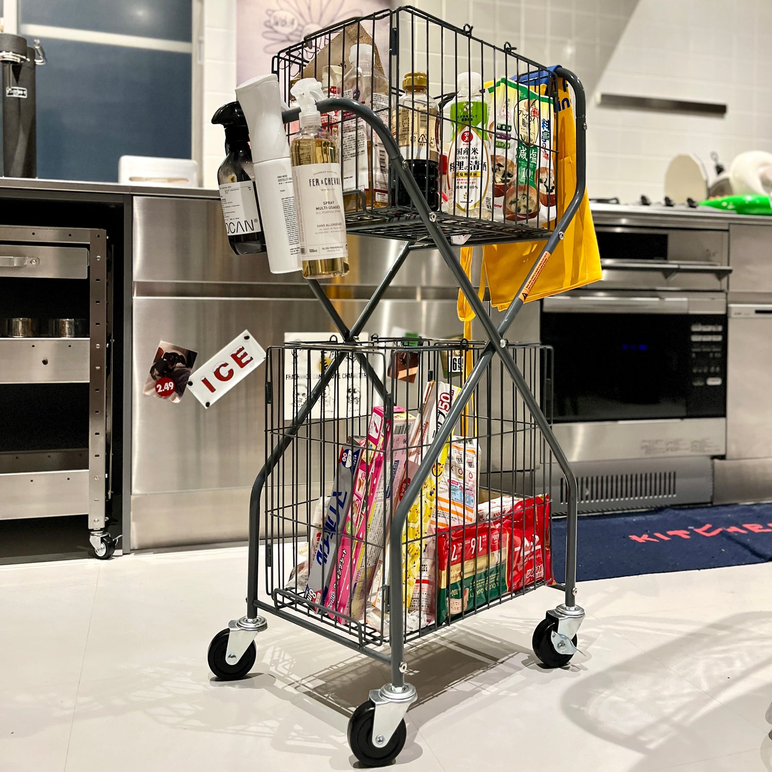 置き場所、無限。バスケットトローリー – HATCH