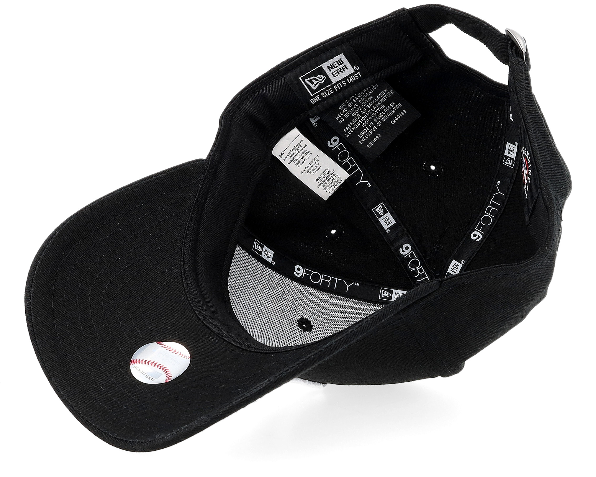 New York Yankees 9FORTY Basic Black Adjustable | Hatstoreworld.com