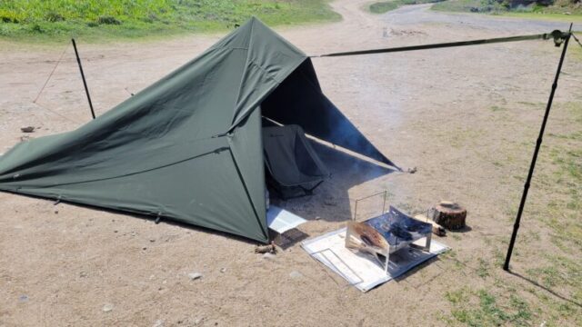 ワークマン】サバイバルタープは変幻自在で自由度が高い！ワークマン