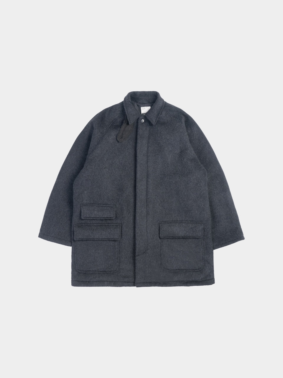 City Wool Half Coat (Charcoal) | Havehad
