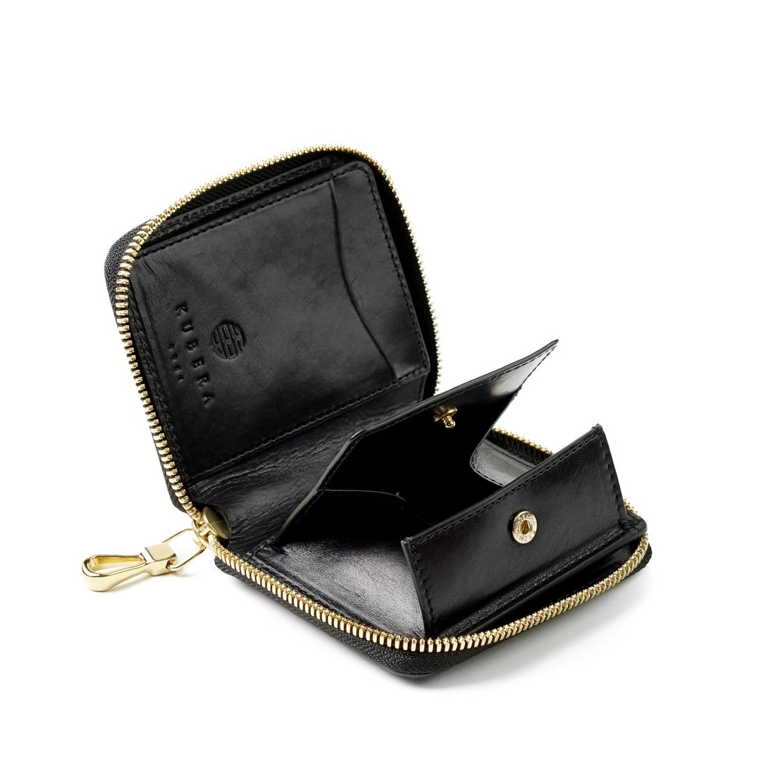 ラウンドジップミニウォレット【KUBERA9981 / 鮫桟革】 – 林五