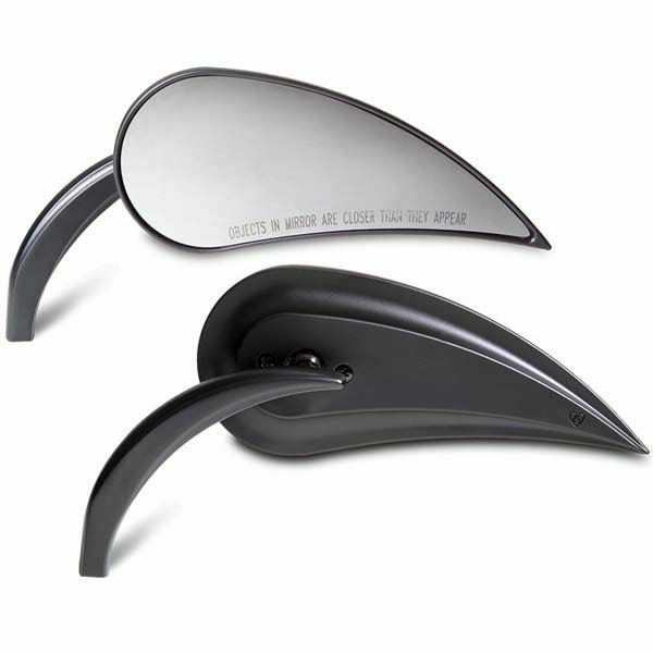 アレンネス ラッドII ティアドロップ・ミラー ブラック 右 |ハーレー