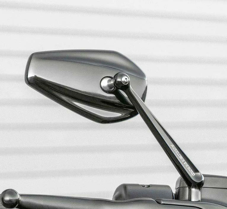 ARLEN NESS（アレンネス） オーバル・ミラー ブラック 右 |ハーレー