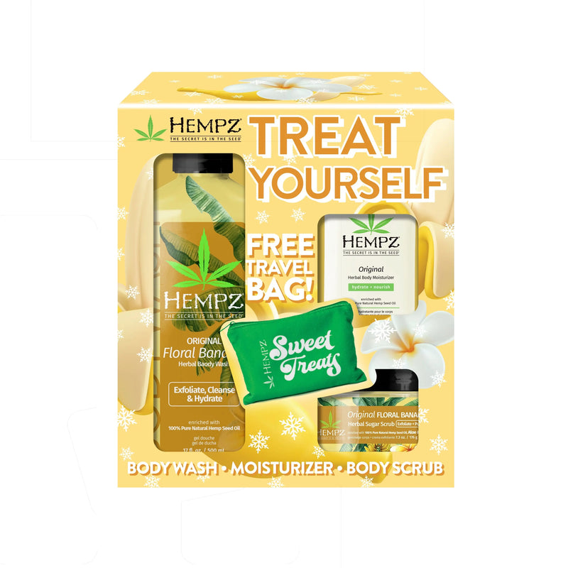 Hempz Treat Yourself Original Floral Banana Trio