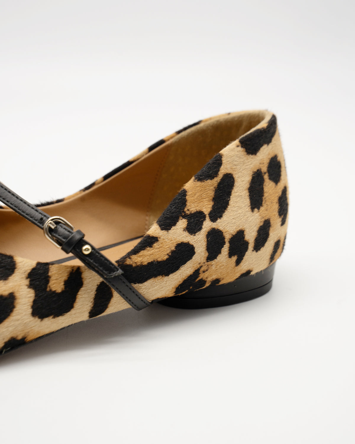 Kate leopard メリージェーン ポインテッド パンプス レオパード