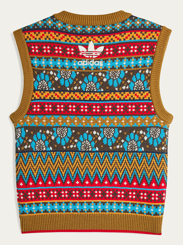 adidas Originals x Wales Bonner │ Knit Vest in Floral Pattern