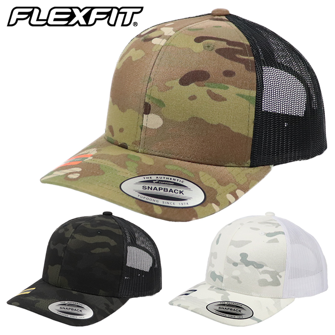 FLEXFIT フレックスフィット メッシュキャップ 迷彩 メンズ レディース