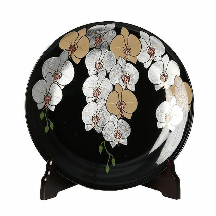 伝統工芸「蒔絵」で日本の美を描く飾皿 ｜ 宮内庁御用達 漆器 山田平安堂