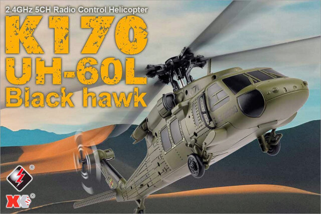 HITEC版 K170 UH-60L ブラックホーク RTF
