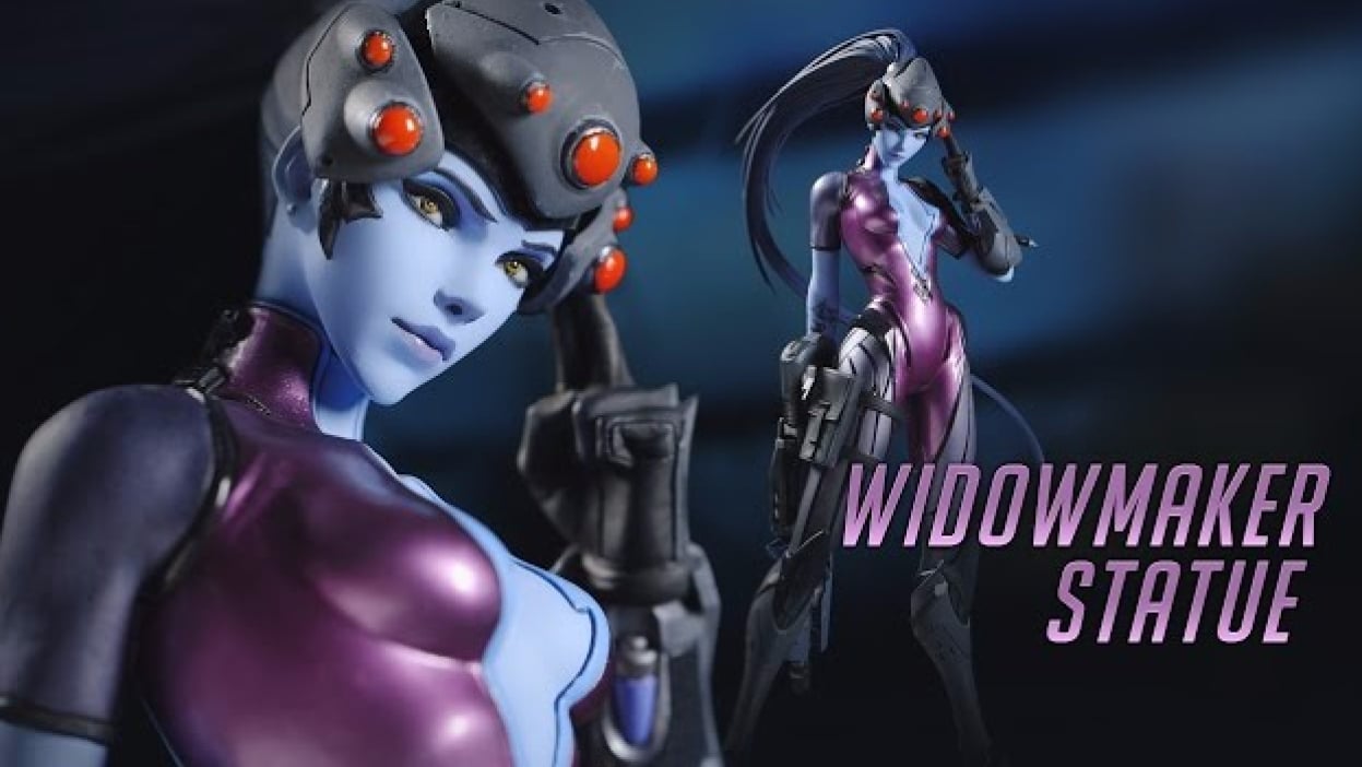 No one can hide from this $150 'Overwatch' Widowmaker statue
