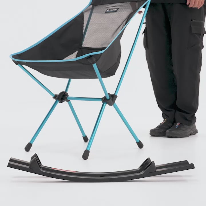 ヘリノックチェアONE(RE)ブラックエディション&ロッキングフット 楽天