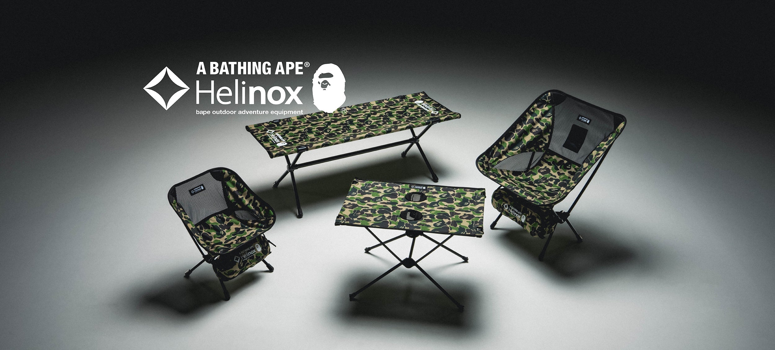 25SS A BATHING APE® – Helinox Japan