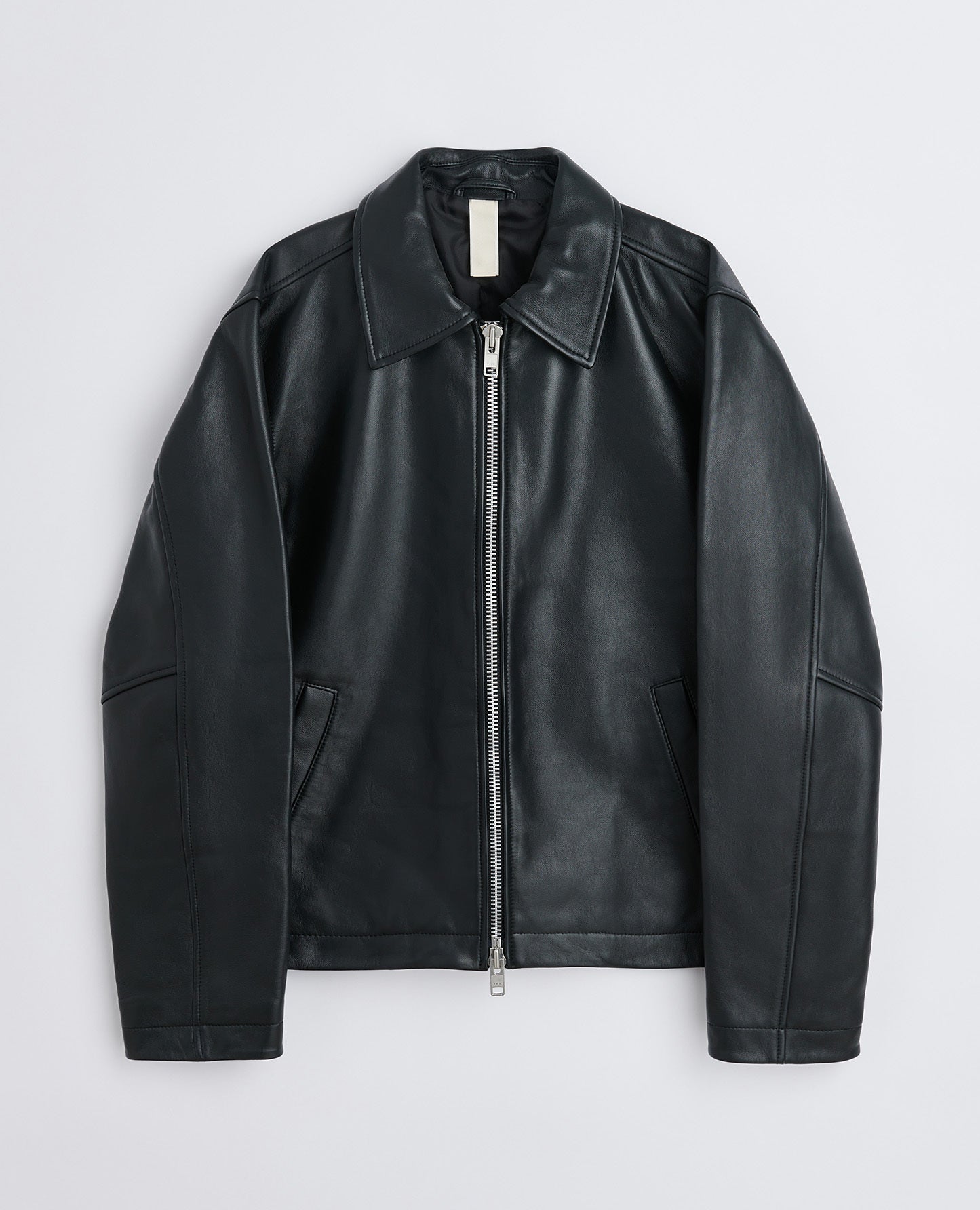SHORT LEATHER JACKET BLACK – Sunflower