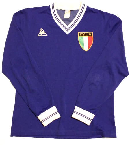古着/USED] イングランド製 イタリア代表 ルコック サッカーシャツ