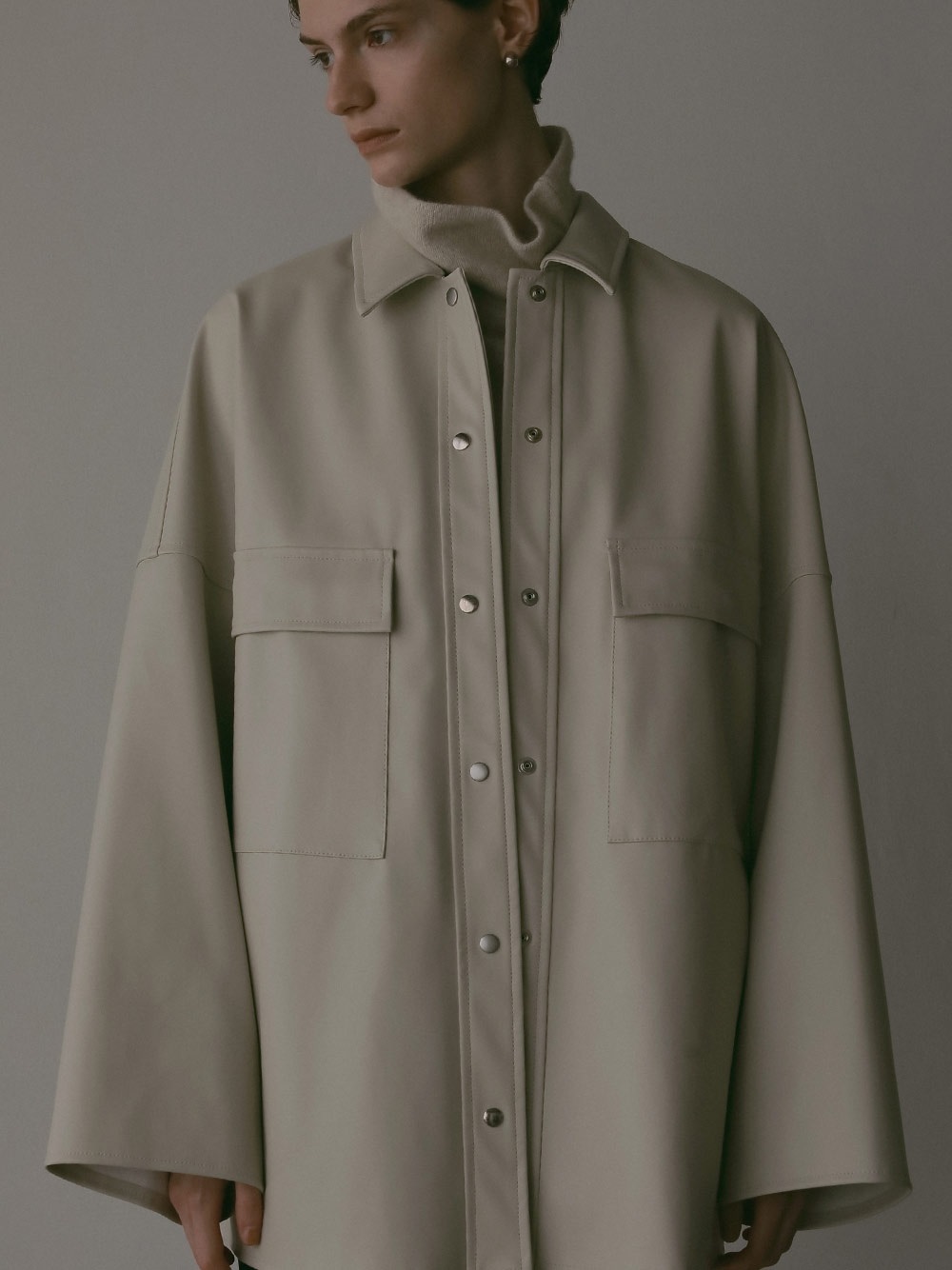 合皮ビッグCPOジャケット | Jacket | HER. Online Store