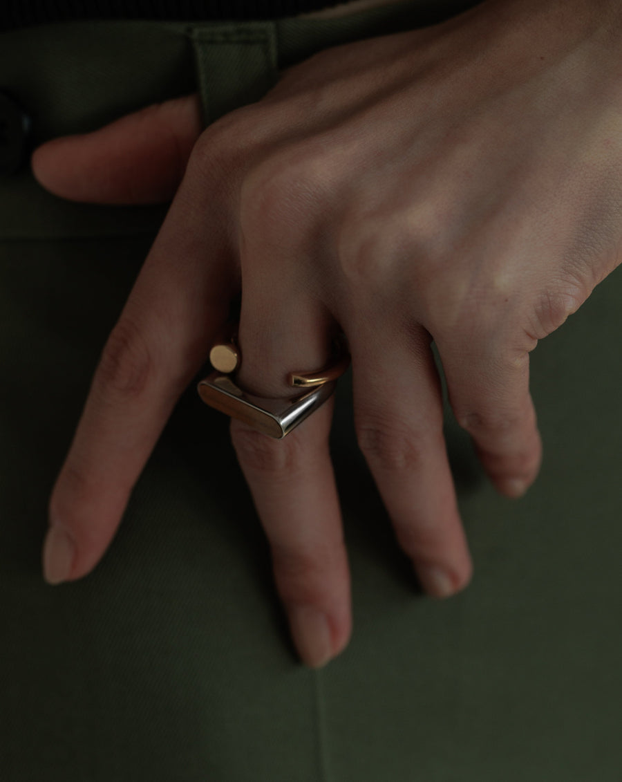 202 HORN RING GOLD – h'eres