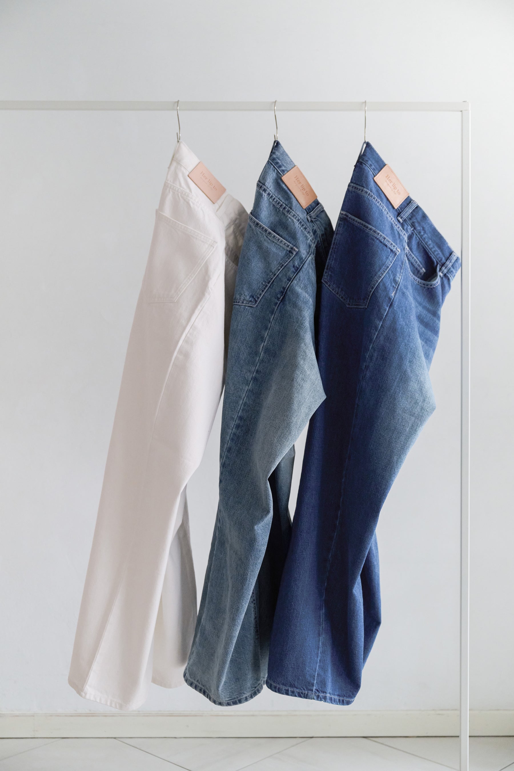 新色】Milano Wide-Straight Jeans