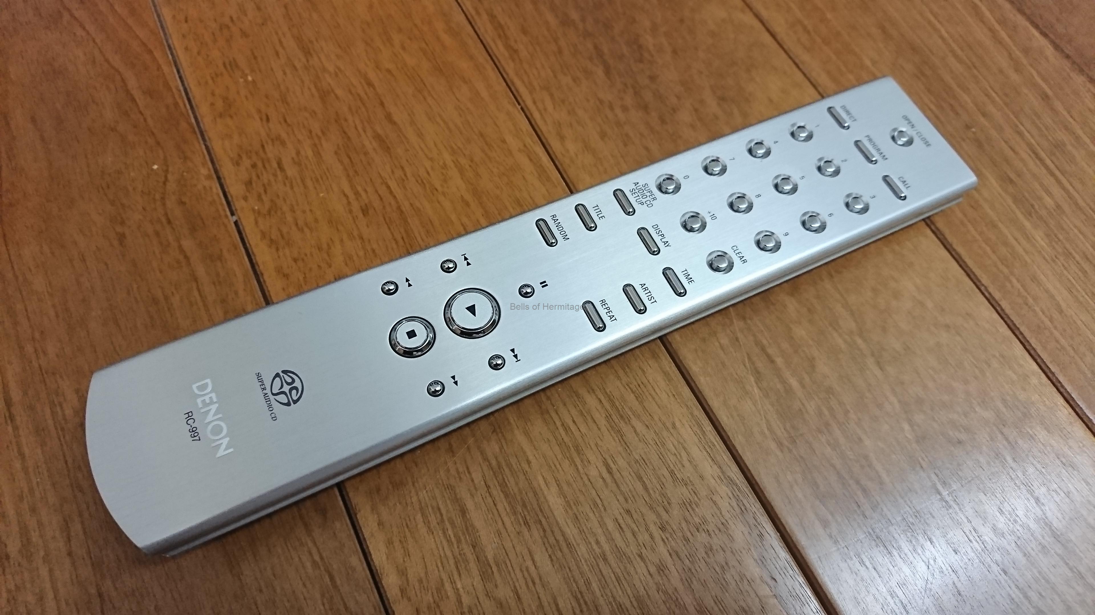 DENON DCD-SA11のスペアに純正リモコンRC-1138を入手したが… | Bells