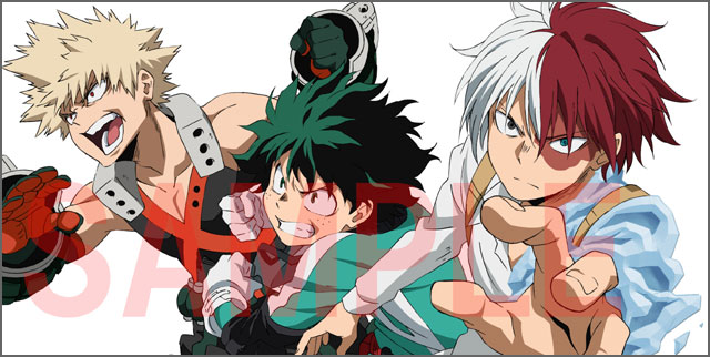 ヒロアカ リッチポスター 爆豪勝己 緑谷出久 轟焦凍 A3 緑谷