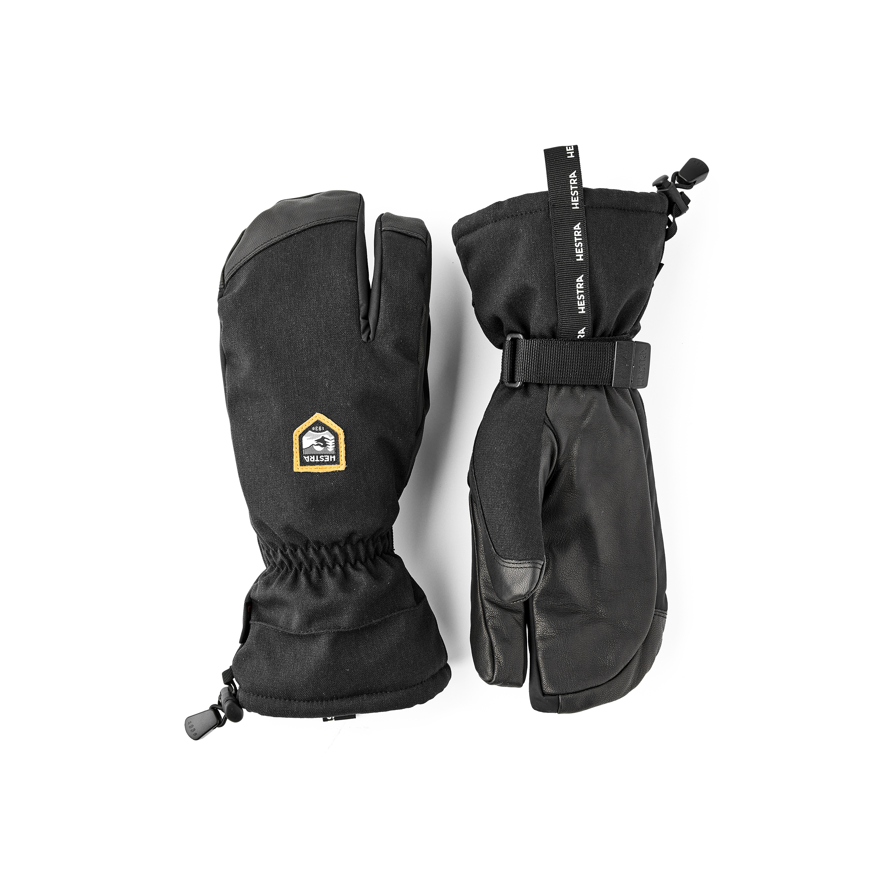 CZone Mountain - 3 finger - Black | Hestra Gloves