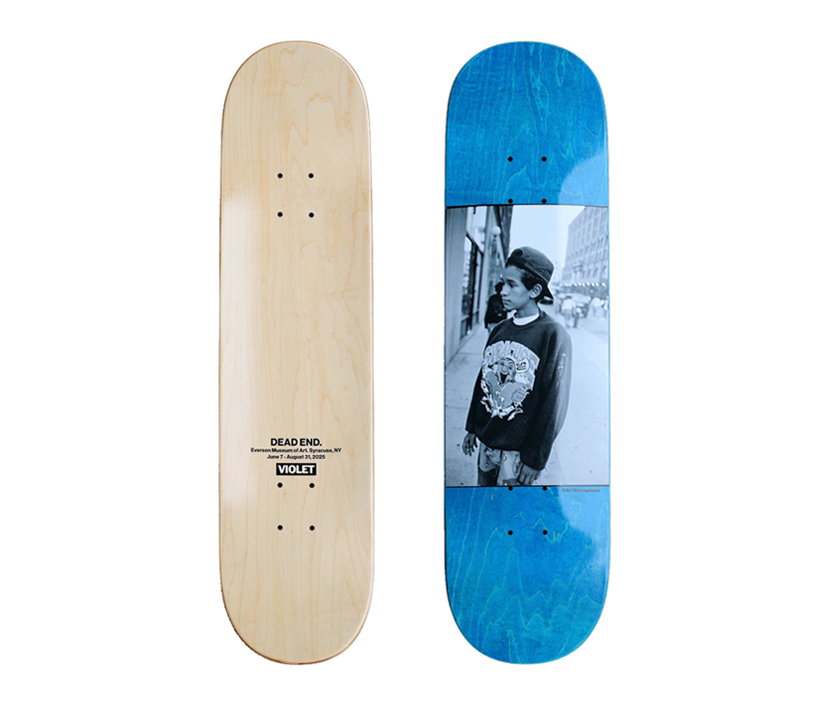VIOLET DEAD END.(EXHIBITION BOARD) ARI MARCOPOULOS DECK BLUE (8 x