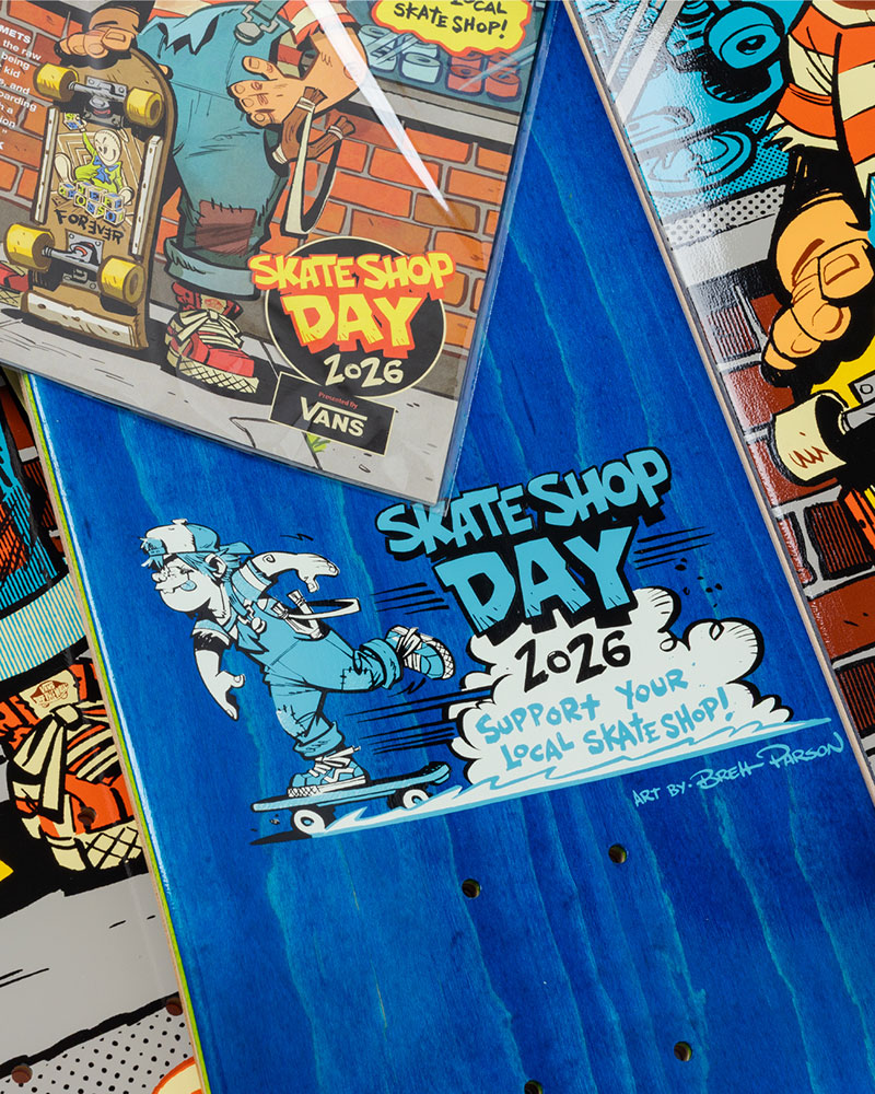 DLX x SKATE SHOP DAY 2026 BRETT PARSON SHOP KEEPER DECK (8.25 x