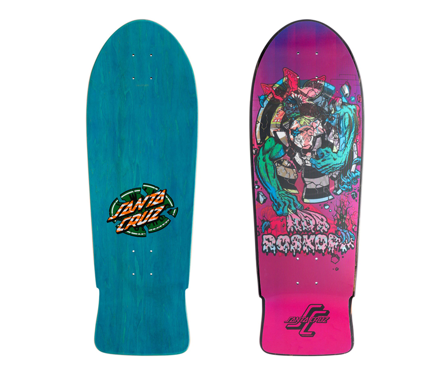 SANTA CRUZ x STRANGER THINGS ROB ROSKOPP DEMOGORGON DECK (10.25 x