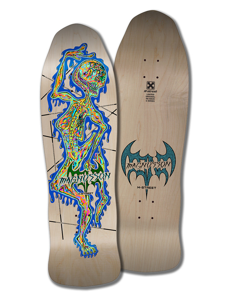 H-STREET Tony Mag スケートボードデッキ H-STREET TONY MAG HELL BAT 9.5