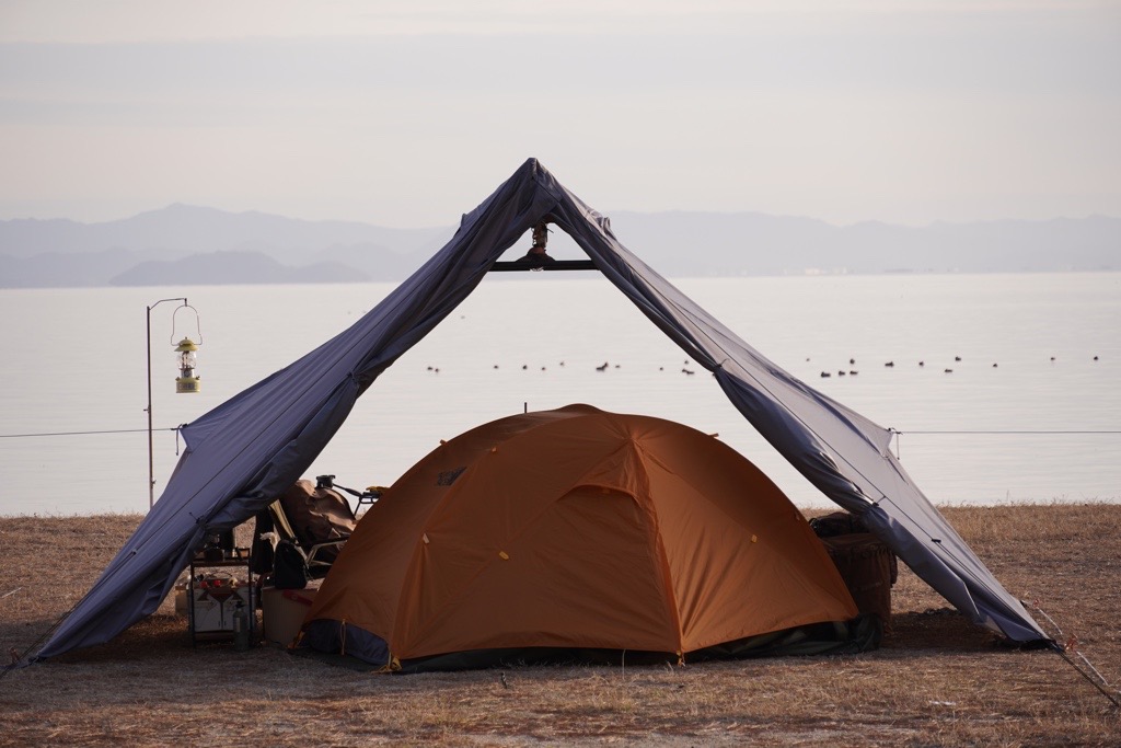 ヘキサライト6P 自作二股ポールDIY | HAPPY HOUR CAMP