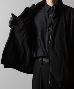 ssstein / シュタイン】WINDPROOF NYLON PADDED JACKET - BLACK | 公式