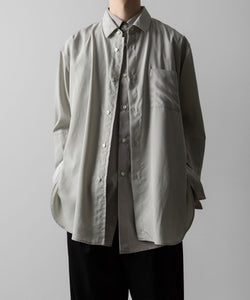 ssstein / シュタイン】OVERSIZED LAYERED SHIRT - GREY | 公式通販
