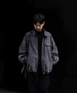 ssstein / シュタイン】SULFUR DYED WHIP CORD VINTAGE ZIP JACKET