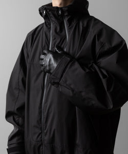 ssstein / シュタイン】WEATHER PROTECTION HOODED JACKET - BLACK