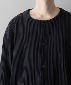 stein / シュタイン】OBLIQUE PATTERNED KNIT CARDIGAN - BLACK | 公式