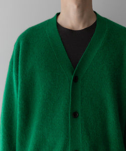 stein / シュタイン】EXTRA FINE KID MOHAIR CARDIGAN - GREEN | 公式