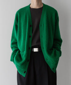 stein / シュタイン】EXTRA FINE KID MOHAIR CARDIGAN - GREEN | 公式