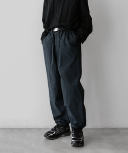 stein / シュタイン】WINDBREAKER EASY TROUSERS - DARK GREY | 公式