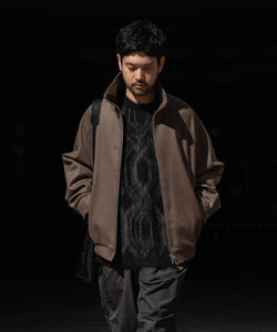 ssstein / シュタイン】MELTON ZIP UP BLOUSON - DARK GREIGE | 公式