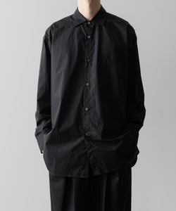 ssstein / シュタイン】OVERSIZED DOWN PAT SHIRT - BLACK | 公式通販