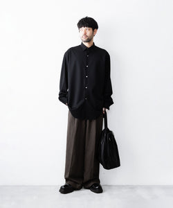 KANEMASA PHIL.】46G MODEST SHIRT - BLACK | 公式通販サイト session