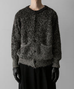 ssstein / シュタイン】GLITTER FUR KNIT GRADATION CARDIGAN