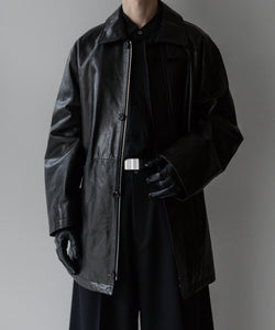 ssstein / シュタイン】LEATHER ZIP JACKET - BLACK | 公式通販サイト