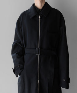 stein / シュタイン】OVERSIZED MAXI-LENGTH ZIP COAT - BLACK | 公式