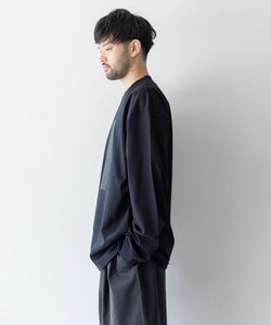 stein / シュタイン】OVERSIZED LONG SLEEVE TEE - DARK NAVY | 公式