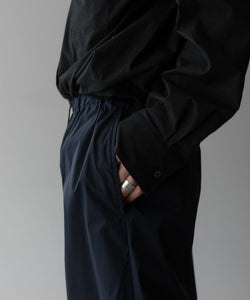 stein / シュタイン】NYLON TAFTA TRACK EAZY TROUSERS - DARK NAVY