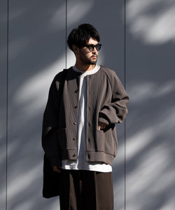 ssstein / シュタイン】GRADATION PLEATS CARDIGAN - D.GREGE | 公式
