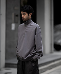 KANEMASA PHIL.】EXCLUSIVE - 36G SUPER FINE GAUGE HALF ZIP PULLOVER