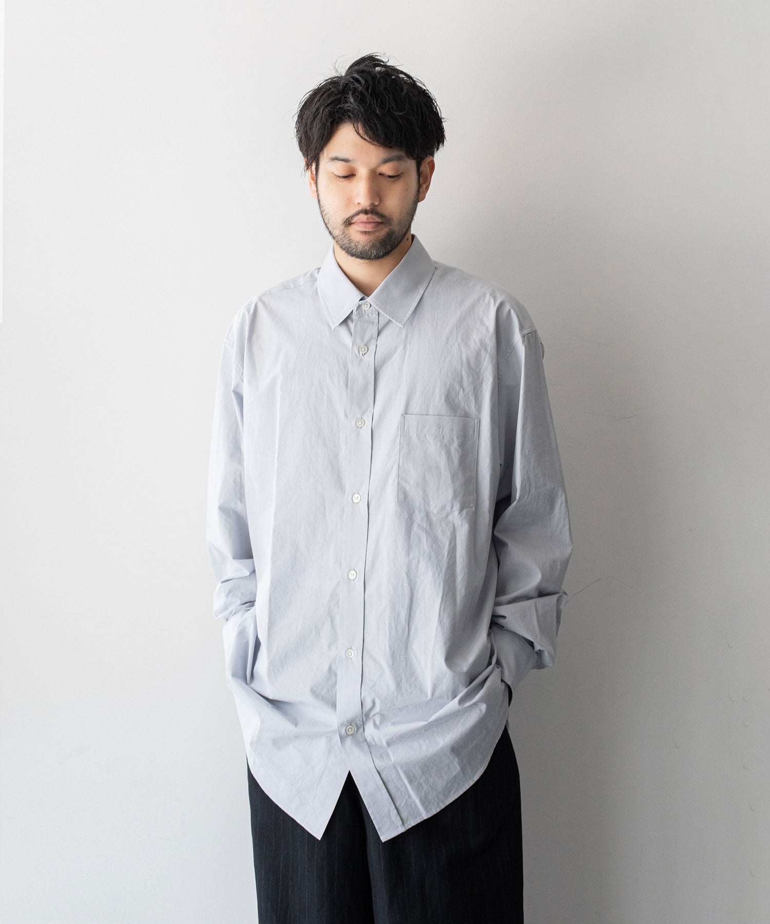 stein / シュタイン】OVERSIZED STANDARD SHIRT - OFF GREY | 公式通販